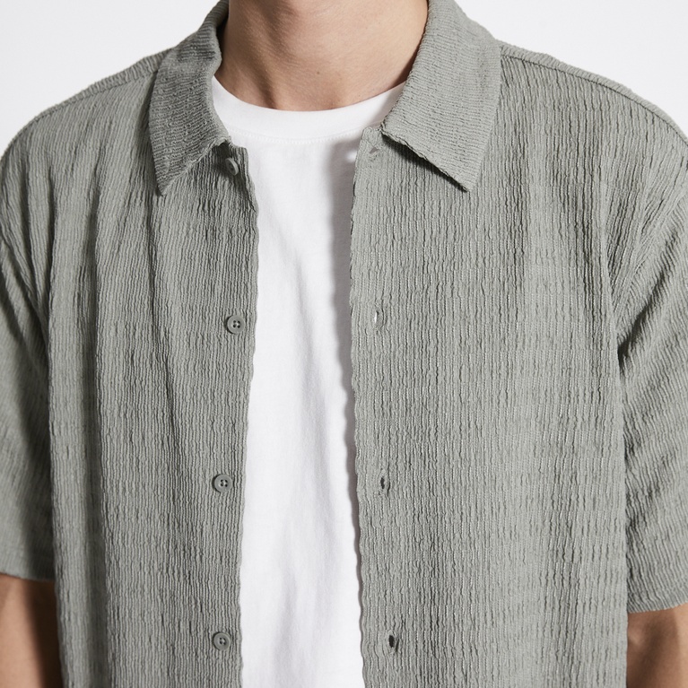 Kortärmad skjorta "Steven Structure"